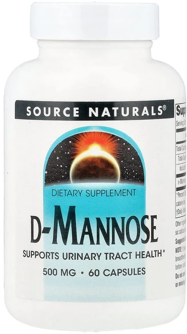 소스내추럴스 D-마노스 500mg 캡슐 60정, 1개 - 쿠팡