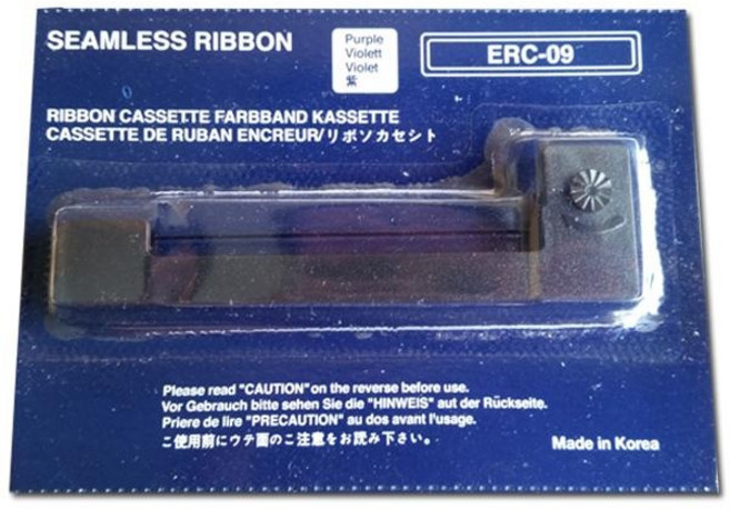 (프린텍씨앤씨) ERC-09 호환리본 + 카트리지 (PU) (5개)