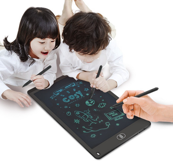 조이 만능매직노트 LCD전자노트칠판 스마트드로잉 스케치북 그림메모장 연습필기장, 블랙