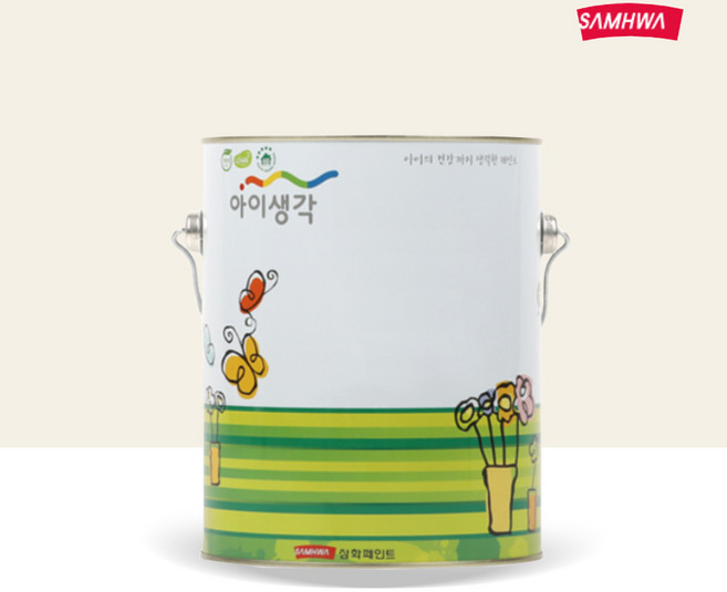 아이생각 수성 무광 페인트 4L, 휘핑 크림(SH S 0502-Y), 1개