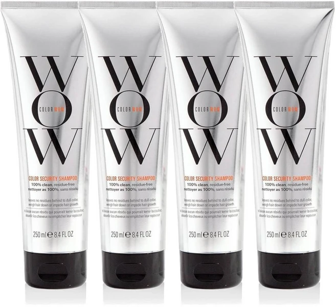 컬러 와우 시큐리티 샴푸 염색 모발용, 4개, 250ml - 쿠팡
