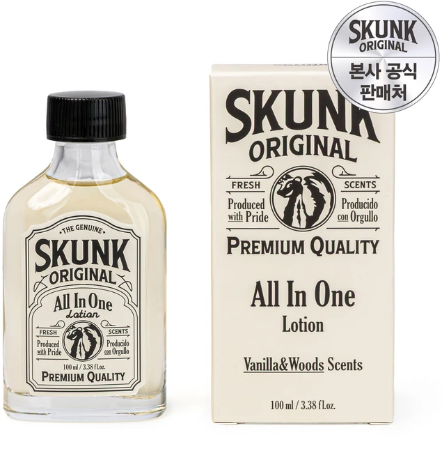 스컹크 오리지날 올인원 모이스처라이저 토너 All in One - 바닐라 우드향, 100ml, 1개 - 쿠팡