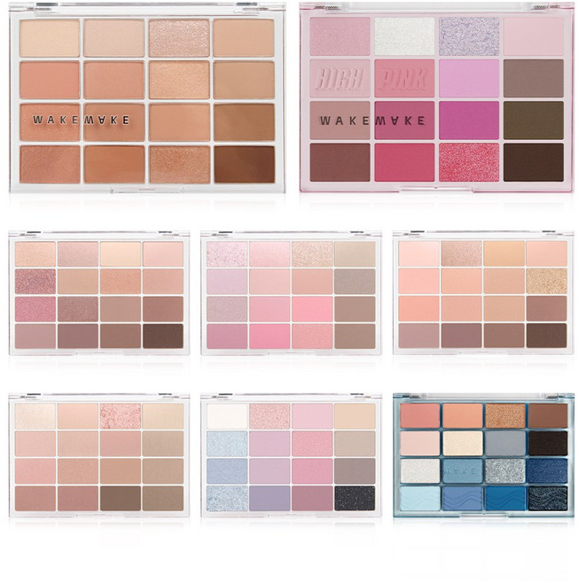 웨이크메이크 소프트 블러링 아이 팔레트, 04 라벤더 블러링, 1개