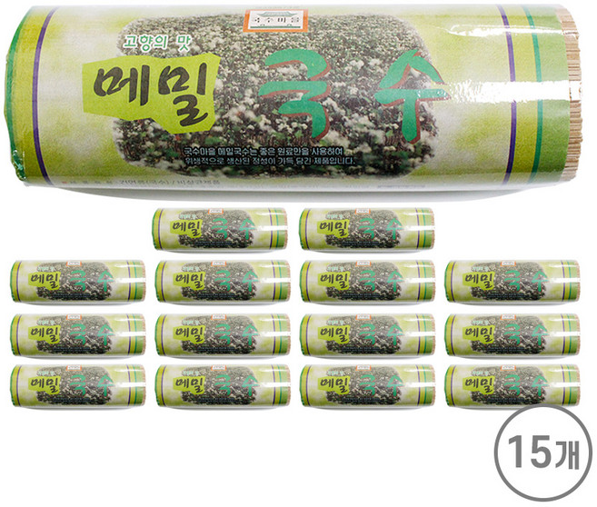 금성제면 국수마을 메밀국수, 1kg, 15개