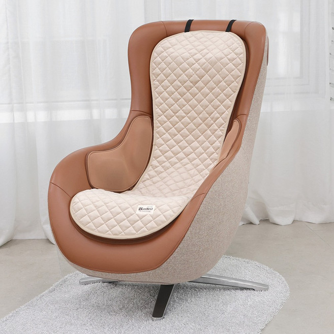 [국내제작100%]맘네스트 세라젬 파우제 M2 M4 안마의자 보조시트 천갈이 커버 교체, 1개, 세라젬 보조시트-벨벳 베이지