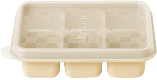 토탈하우스 실리만 하모니 실리콘 사각6구 아이스몰드 WSK4025 실리콘얼음틀 아이스트레이 얼음틀, 크림베이지, 1개, 크림 베이지