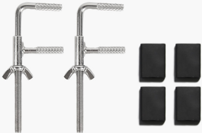 (누전 차단) 알루미늄 서버안전 멀티탭 전용 고정용 클램프, 단일, 1개