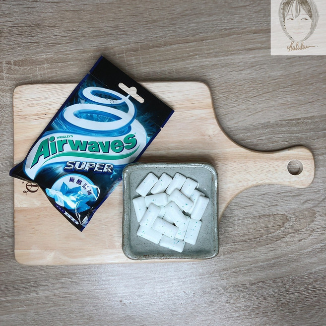 Airwaves 에어웨이브즈 껌 박하맛 28g / 대만 껌 / 졸음 번쩍 껌 / 엄청난 시원함, 1개