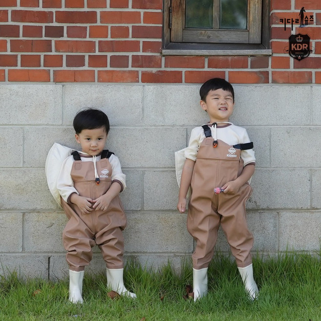 베이직 가슴장화 놀이복 숲체험복 전신가운 미술 캠핑 유아 어린이, 01.베이직가슴장화(키즈)