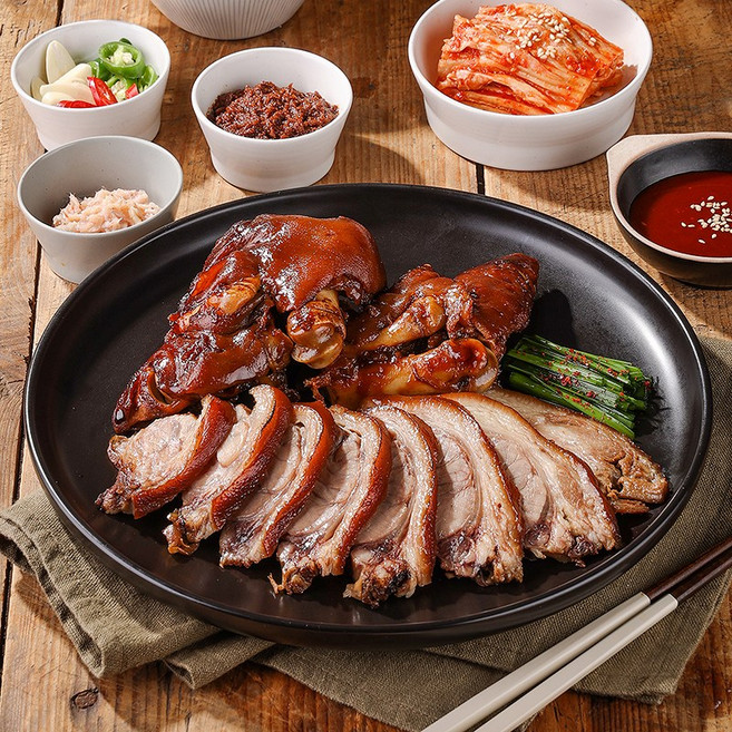 뼈를 없앤 부드러운 순살 소문난 족발 300g 2팩, 3개