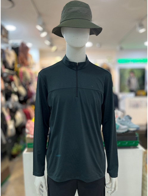 웨스트우드 남성 스트라이프 집업티셔츠 WP1MTTS305