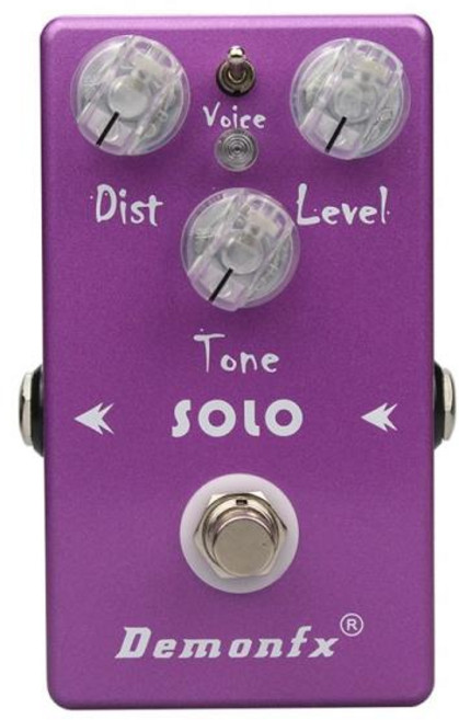 Demonfx SOLO 기타 이펙트 페달 Wah Distortion True Bypass가 포함된 두 가지 모델, 01 빠른, 01 SOLO