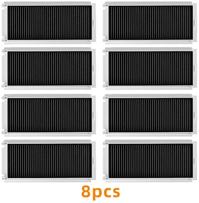 Ecovacs Deebot N30 Family Omni Pro YDLX11-1 N20E Plus 로봇 진공 청소기 예비 부품 HEPA 필터, 02 8pcs