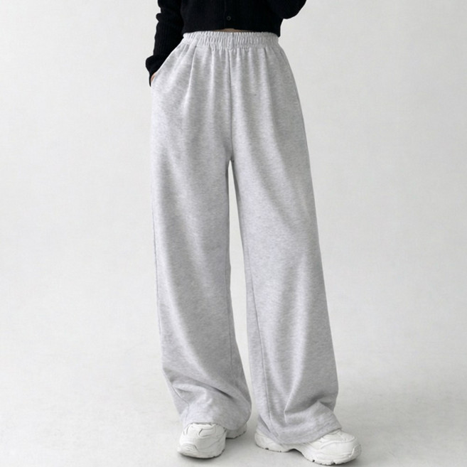 엠제이스타 당일발송 남녀공용 오리지널 원턱 와이드 스웨트 팬츠 트레이닝 빅사이즈 바지 4컬러 S~2XL
