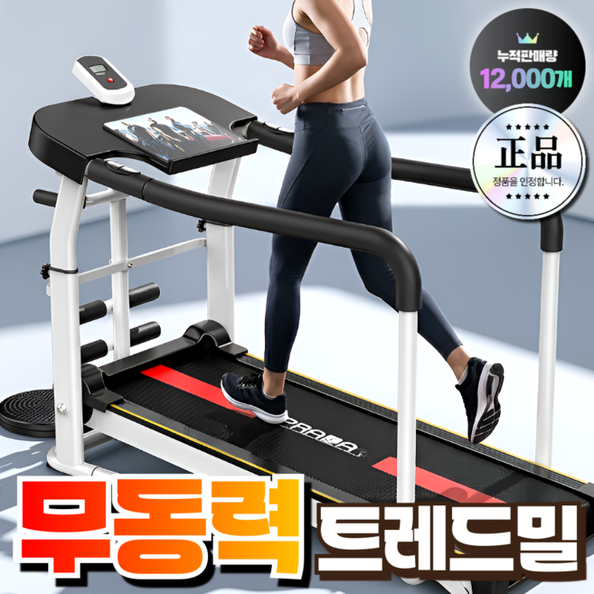 던스포츠 무동력 트레드밀 런닝머신 워킹패드 가정용 홈트 실내 운동기구 워킹, White, WalkPro Core
