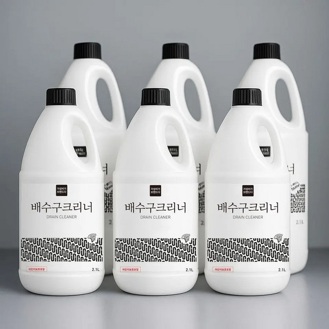가성비가브랜드다 배수구 클리너 2.1L x 6개