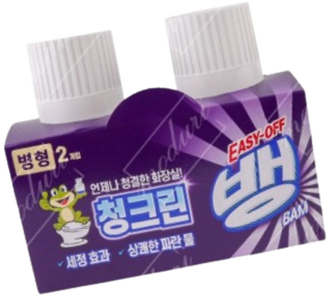 강력한 변기 세정제 냄새제거 청크린 2개 국산
