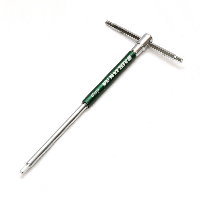 3IN1 육각 렌치 T타입 고급형 4mm 고강도 6150 스텐레스 수공구, 1개