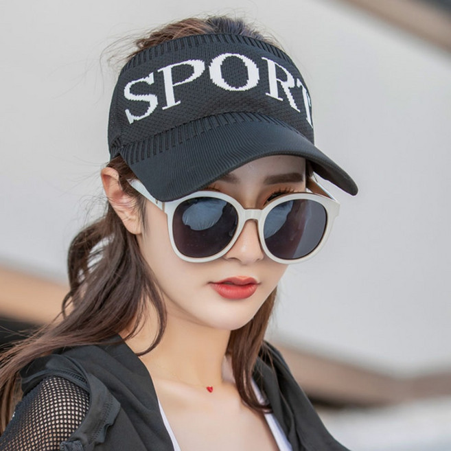 女 中空遮陽帽 透氣彈力 棒球帽 騎行