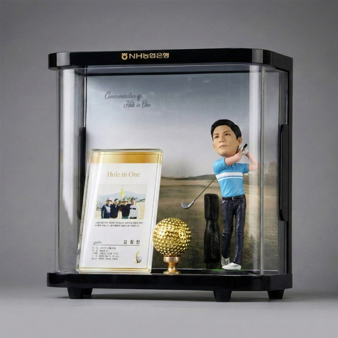 골프피규어 홀인원기념패 싱글패 이글패 홀인원패 싸이클버디 언더파 3D피규어 우승기념 상패제작