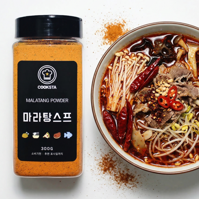 [쿡스타] 마라탕스프 - 집에서도 마라맛 그대로, 300g, 1개