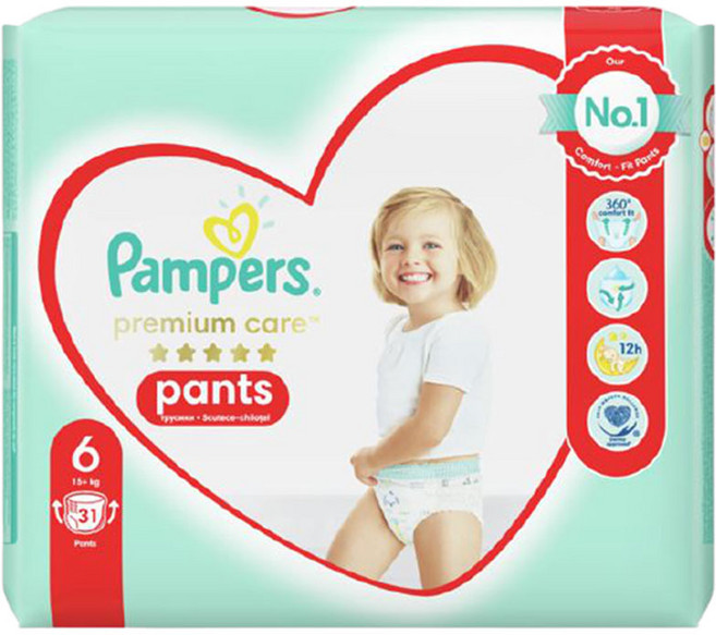 데코마당 유로 베이비드라이 기저귀, 31매, 6단계