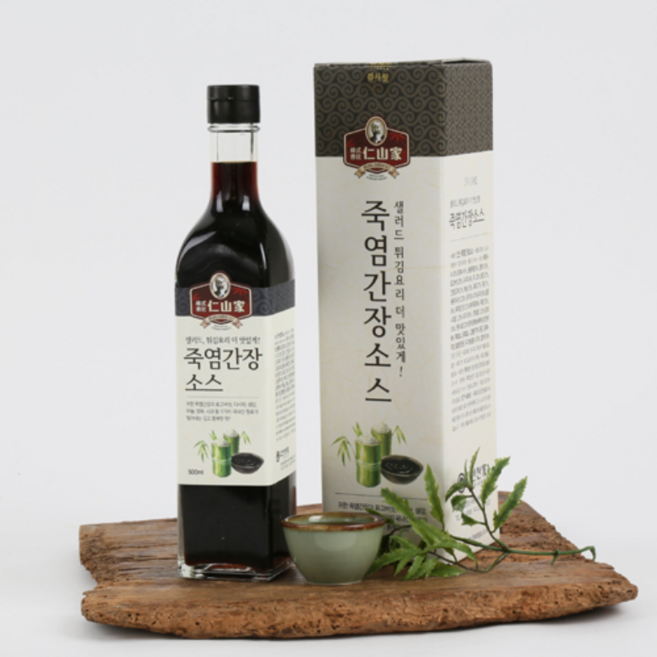 인산가 (주)인산가 정품 죽염 간장소스(500ml) 인산죽염 + 2개 이상 구입시 홍삼초코크런치(49g), 500ml