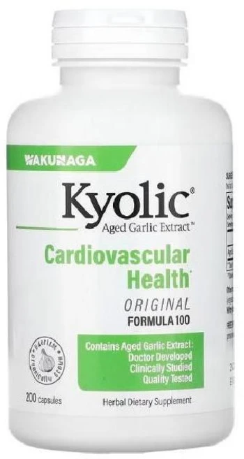 쿄릭 숙성마늘 추출물 카디오바스큘러 헬스 오리지널 포뮬러100 600mg 캡슐 100정, 200정, 1개 - 쿠팡