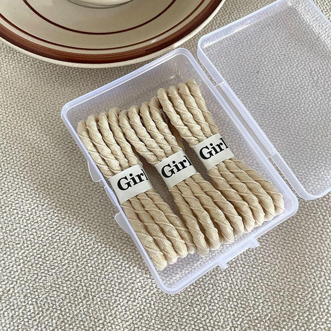 good 品質簡約橡皮筋高彈力耐用頭髮女生頭繩不傷皮套髮圈丸子皮筋