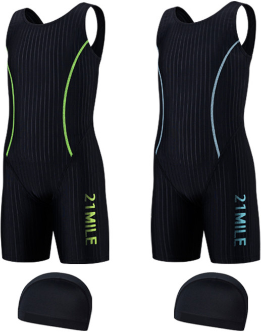 21마일 여아용 아동 주니어 초등학생 5부 수영복