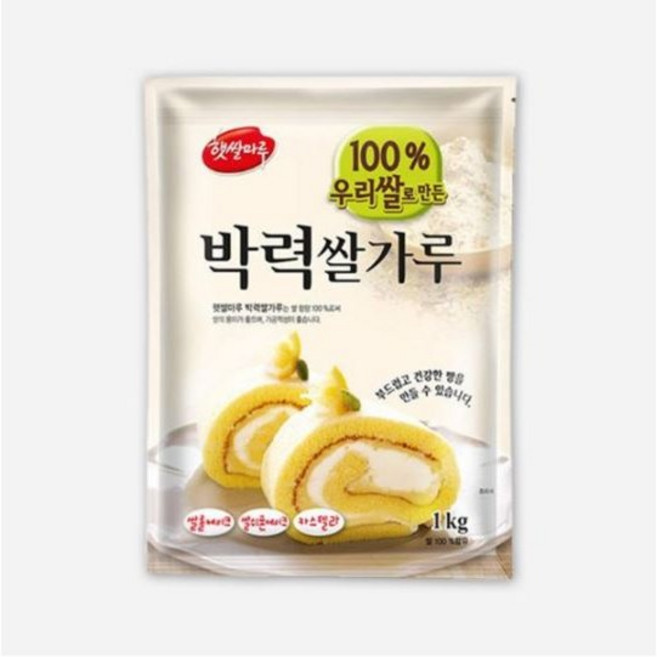 대두식품 박력쌀가루, 1kg, 1개