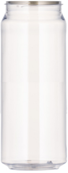 제일팩 캔시머 투명용기 페트물병 500ml + 알루미늄 안전캡(핑크) 100개세트, 1개, 100세트