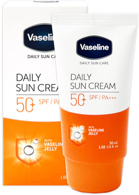바세린 데일리 선크림 SPF50+ PA+++, 50ml, 1개