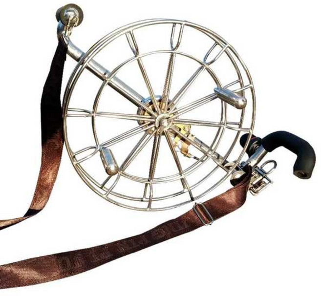 베어링 얼레 연날리기 회전 연 감기 와인더 대형 릴, 1개, 36cm(가이드 5개ㅣ브레이크 포함)