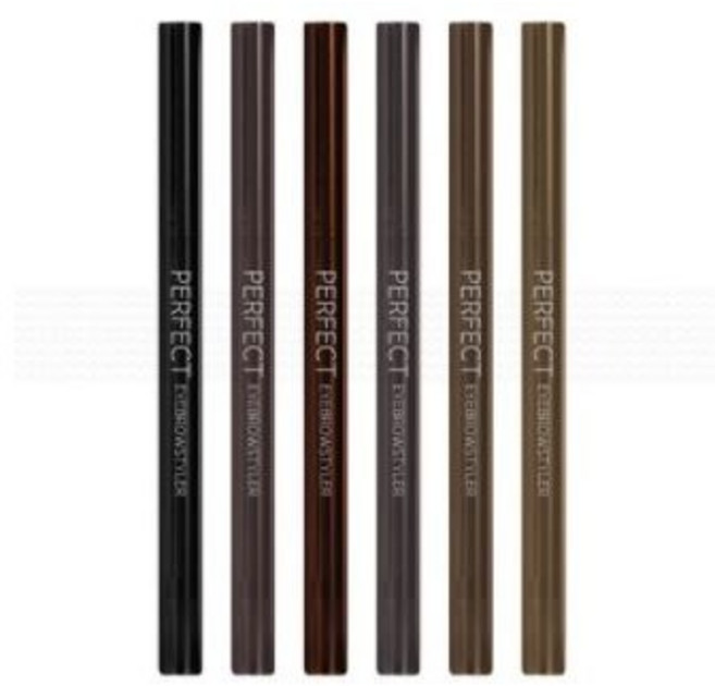 미샤 퍼펙트 스타일러 아이브로우 오토펜슬, 브라운, 3개