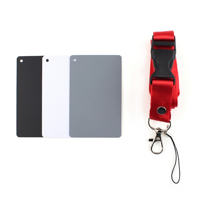 휴대용 카메라 미니 그레이카드 화이트밸런스 반사율, 상세페이지 참조, 1개