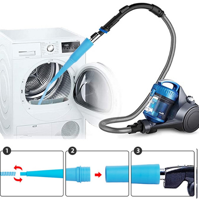 롱롱 진공청소기 연장호스 틈새먼지흡입 미세노즐 청소기호스, 1개, 청소기 노즐
