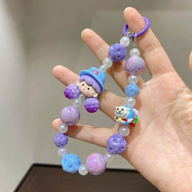 아이실린 다양한 스마트폰 손목 스트랩 투명 하트 키링 (34종), 1개, A-33