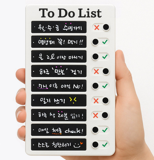 1+1 비라이프 바른생활 투두리스트 데일리 스케줄 계획 체크리스트 플래너, 2개