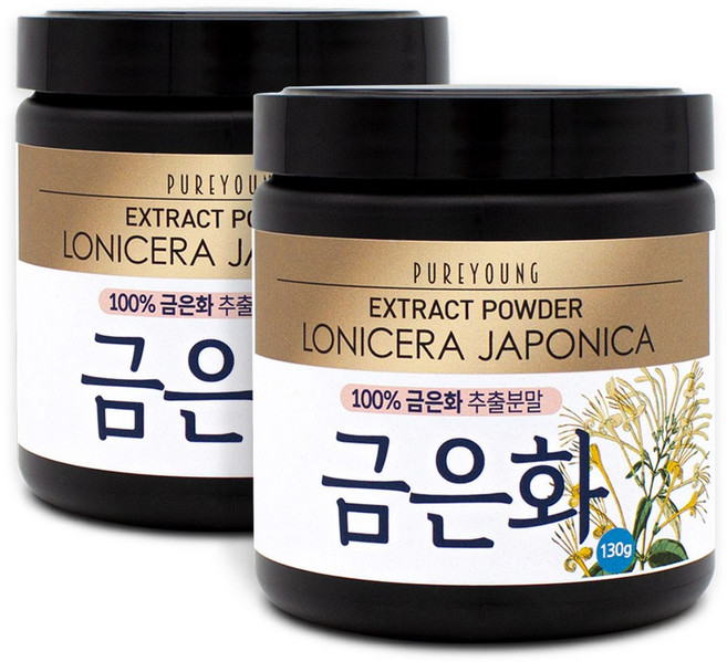 퓨어영 금은화 추출물 분말 130g, 2개