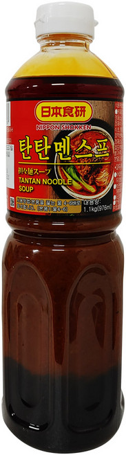 일본 쇼켄 일식 업소용 농축 탄탄면 탄탄멘 라면 라멘 스프 소스 1L, 1개