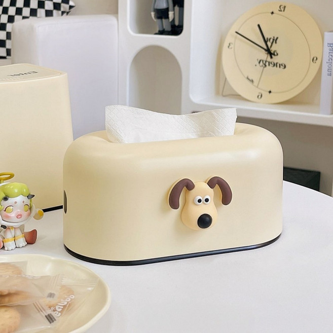 하니모니 귀여운 팝업티슈 케이스 라운드 캡슐 감성 휴지케이스, 1개, BUTTER