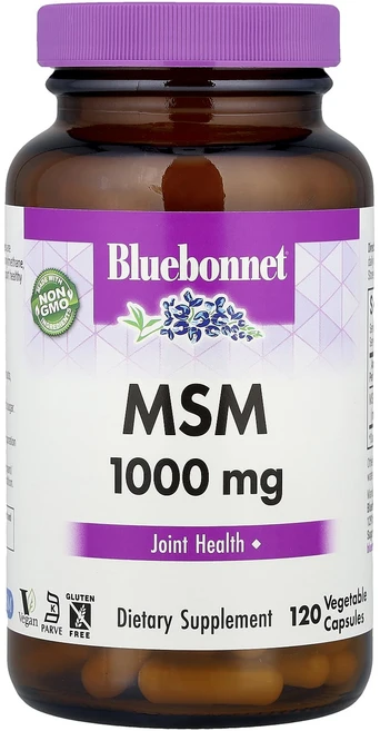 블루본넷뉴트리션 MSM 1000mg 베지캡슐 120정, 6개 - 쿠팡