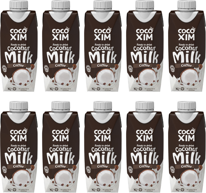 코코씸 코코넛밀크 커피맛, 330ml, 12개
