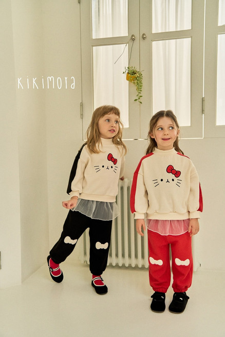 25겨울 키키모라 헬로캣맨투맨