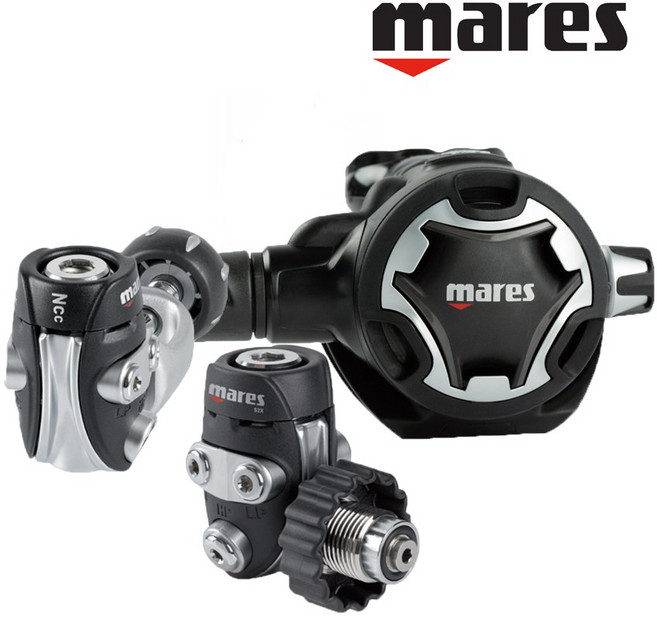 마레스 레귤레이터 호흡기 듀얼 52X ADJ 스쿠버다이빙 스킨스쿠버, 딘