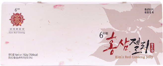 김정환홍삼 홍삼젤리 6년근 홍삼농축액 함유 192g, 6개