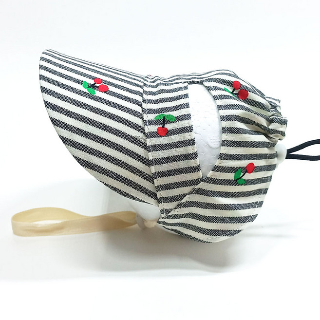 하니펫 강아지 자외선차단 썬캡 모자 챙모자, 1개, 체리밀크