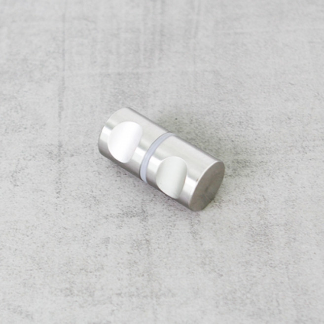 샤워부스손잡이 스텐레스무광 - 미식 샤워부스 유리문 욕실 화장실 강화도어손잡이, 1개