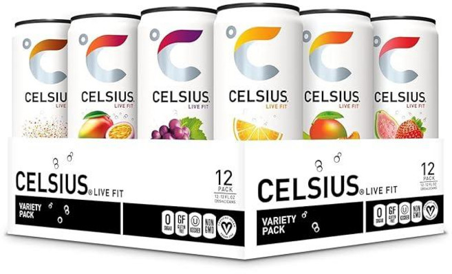 셀시어스 에너지음료 혼합맛 355ml 12캔입 기능성 탄산 드링크(CELSIUS Assorted Flavors Official Variety Pack 12 Fl Oz Pack of, 4.3kg